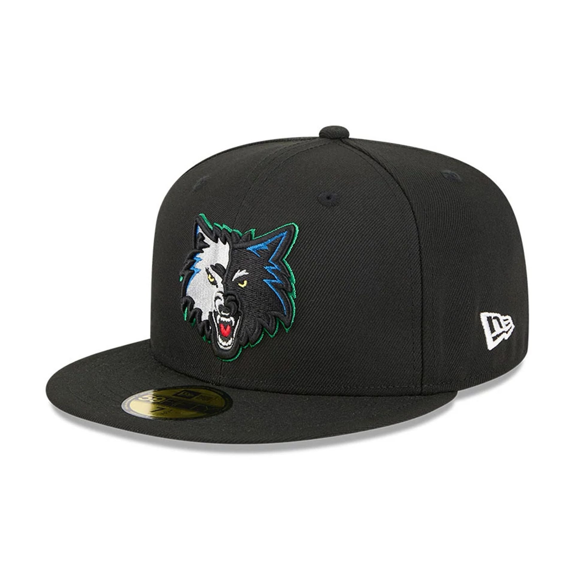 Pictured is this NBA Classic Minnesota Timberwolves 59FIFTY Fitted cap in black. 4