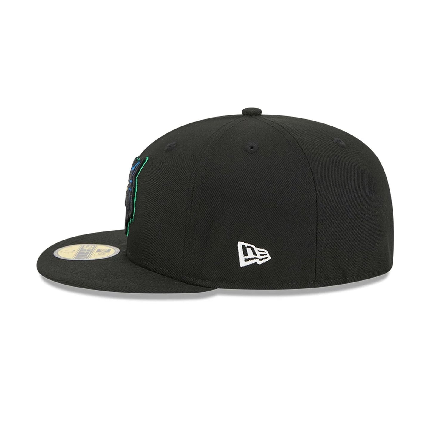 Pictured is this NBA Classic Minnesota Timberwolves 59FIFTY Fitted cap in black. 6