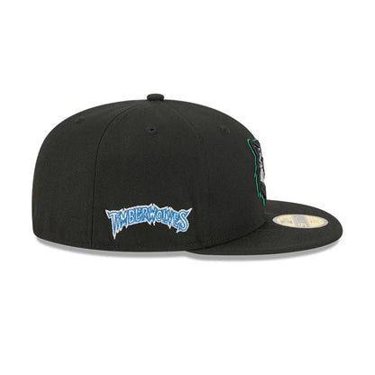Pictured is this NBA Classic Minnesota Timberwolves 59FIFTY Fitted cap in black. 5