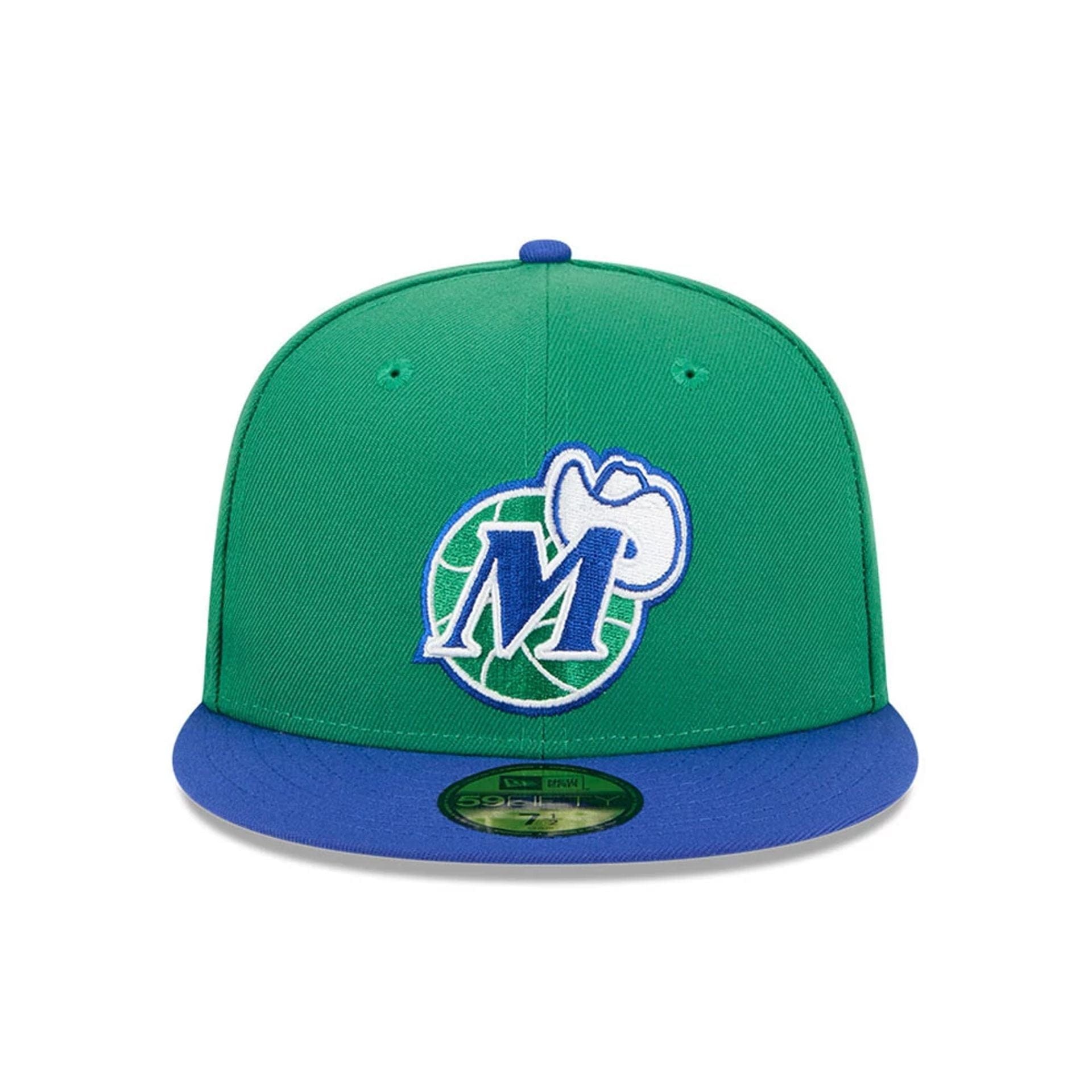 Pictured is this NBA Classic Dallas Mavericks 59FIFTY Fitted cap in green. 3