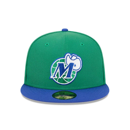 Pictured is this NBA Classic Dallas Mavericks 59FIFTY Fitted cap in green. 3