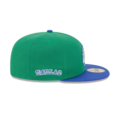 Pictured is this NBA Classic Dallas Mavericks 59FIFTY Fitted cap in green. 5