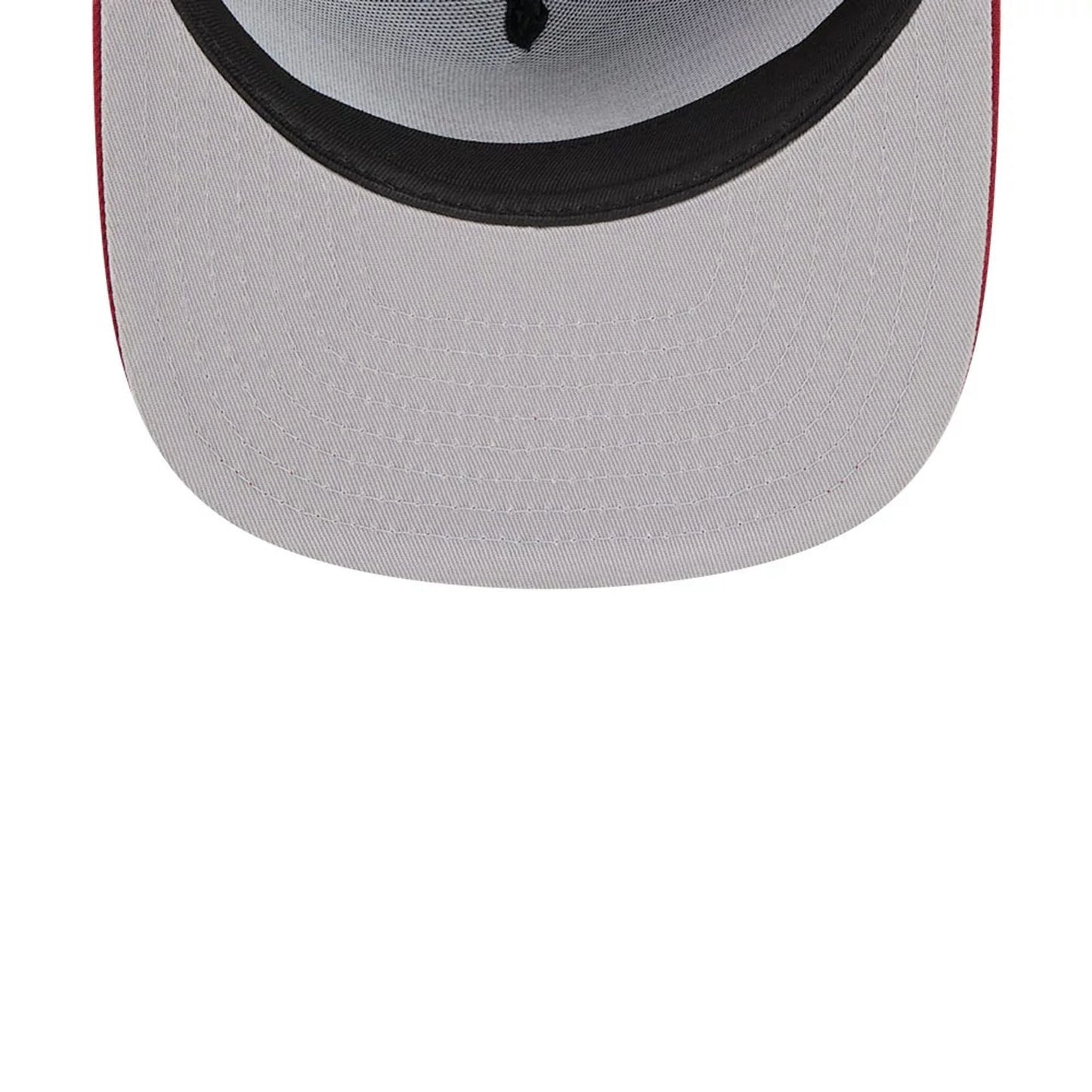 Pictured is this NBA Classic Cleveland Cavaliers 9FIFTY A-Frame Snapback Adjustable cap in dark blue. 2