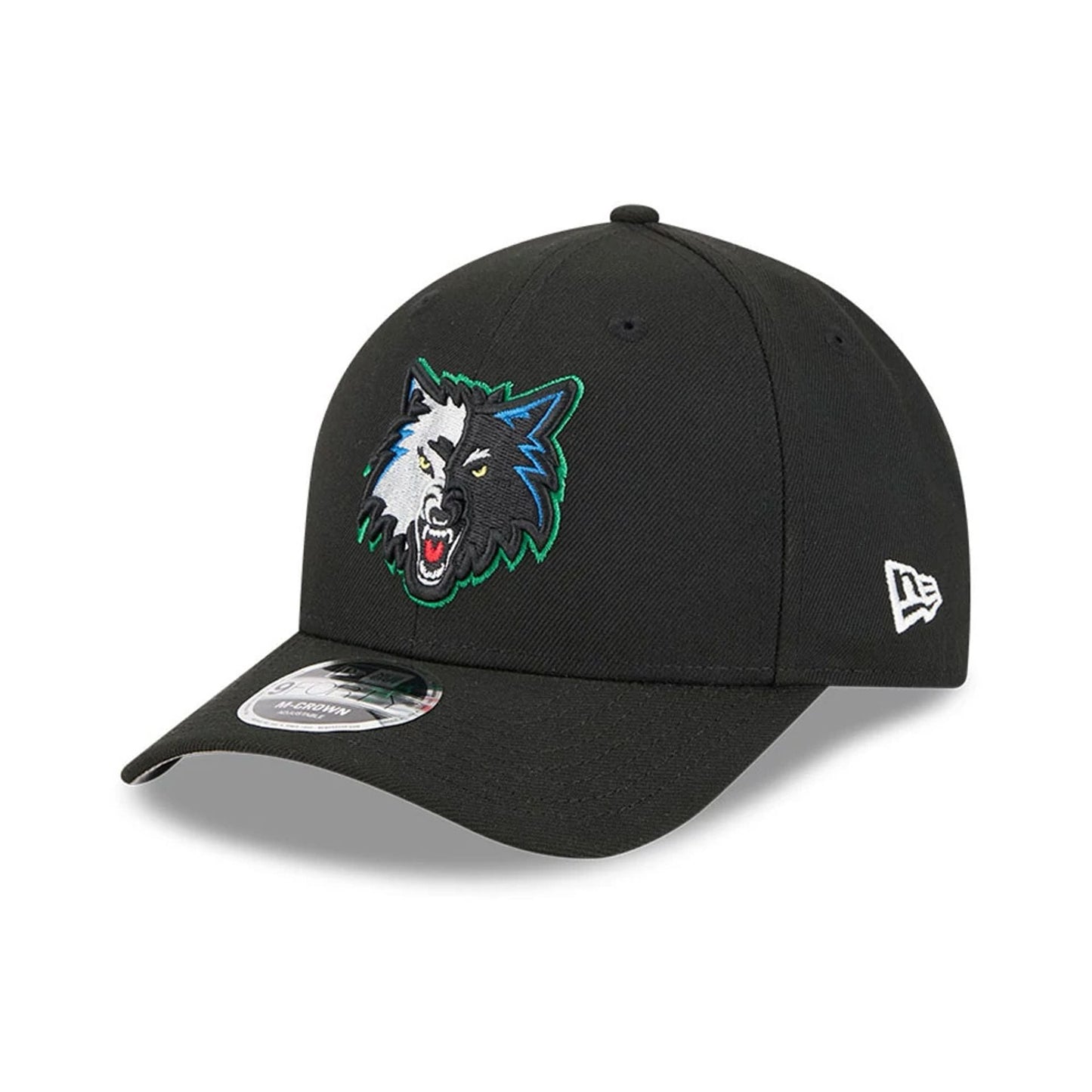Pictured is this NBA Classic Minnesota Timberwolves 9FORTY M-Crown Adjustable cap in black. 1