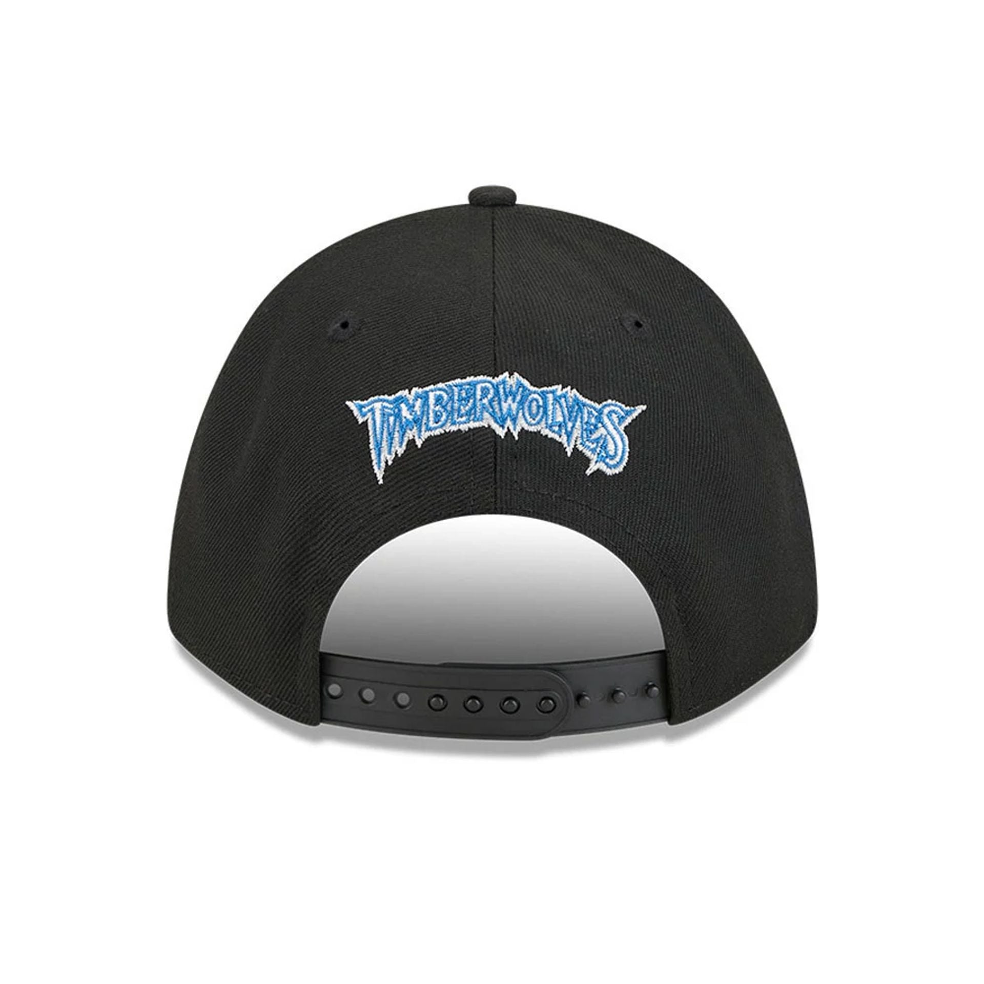 Pictured is this NBA Classic Minnesota Timberwolves 9FORTY M-Crown Adjustable cap in black. 3