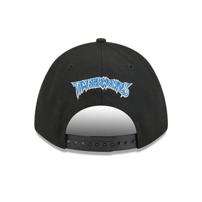 Pictured is this NBA Classic Minnesota Timberwolves 9FORTY M-Crown Adjustable cap in black. 3