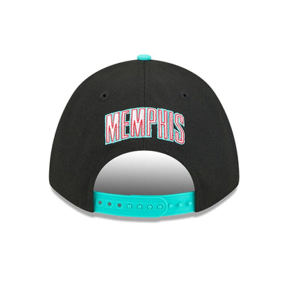Pictured is this NBA Classic Memphis Grizzlies 9FORTY M-Crown Adjustable cap in black. 3