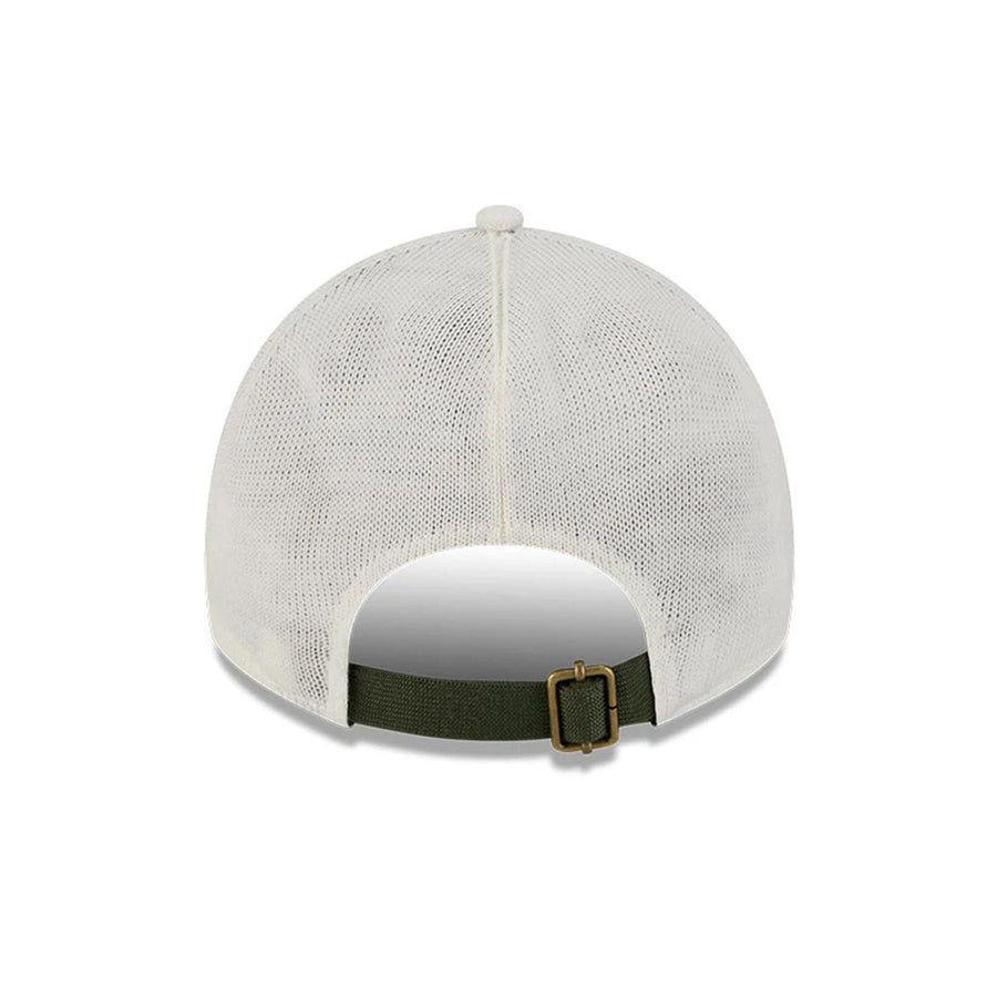 Pictured is this New Era Holiday Essentials 9TWENTY cap in white. 4
