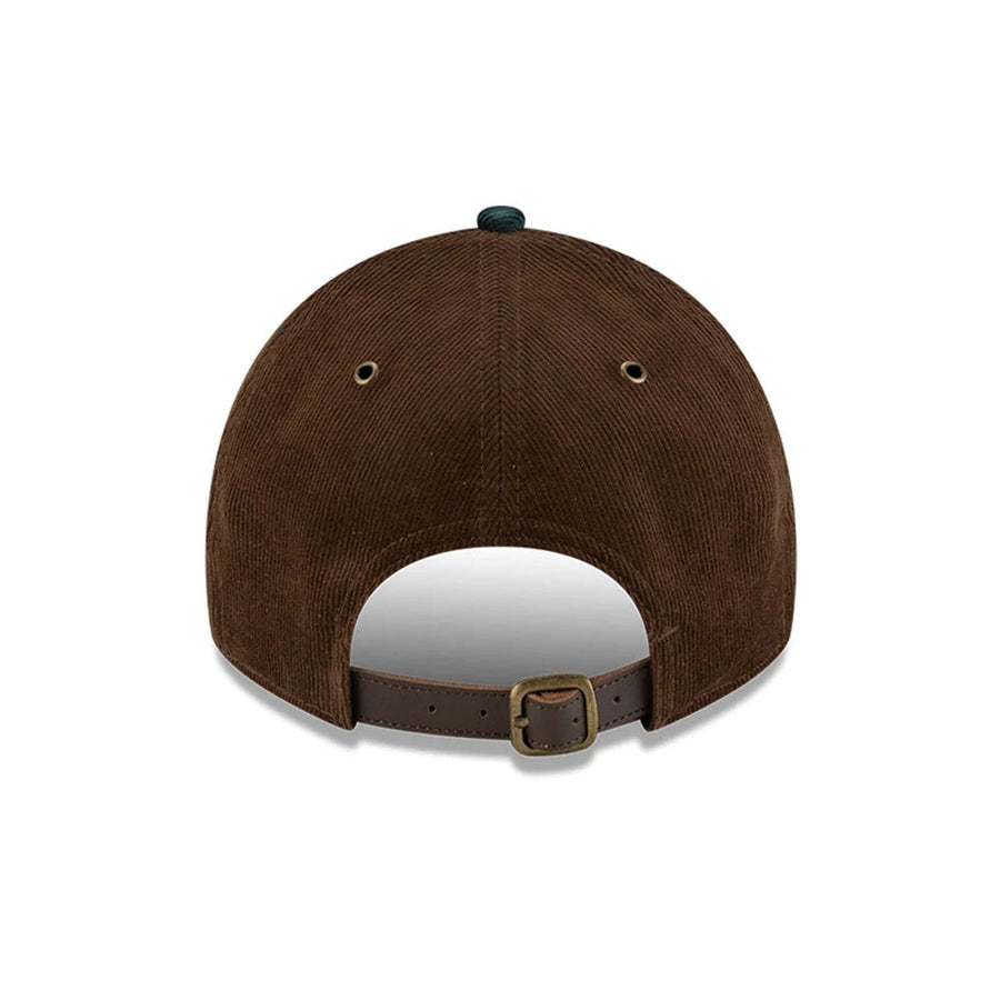 Pictured is this New Era Holiday Essentials 9TWENTY cap in dark brown. 2