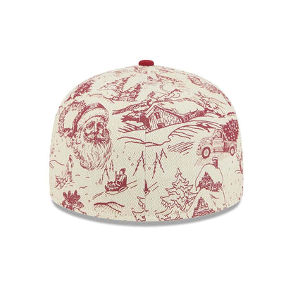 Pictured is this New Era Holiday Essentials 59FIFTY Fitted cap in white. 7