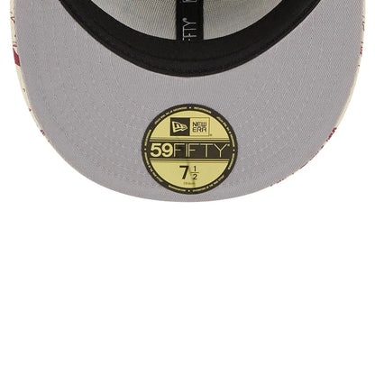 Pictured is this New Era Holiday Essentials 59FIFTY Fitted cap in white. 2
