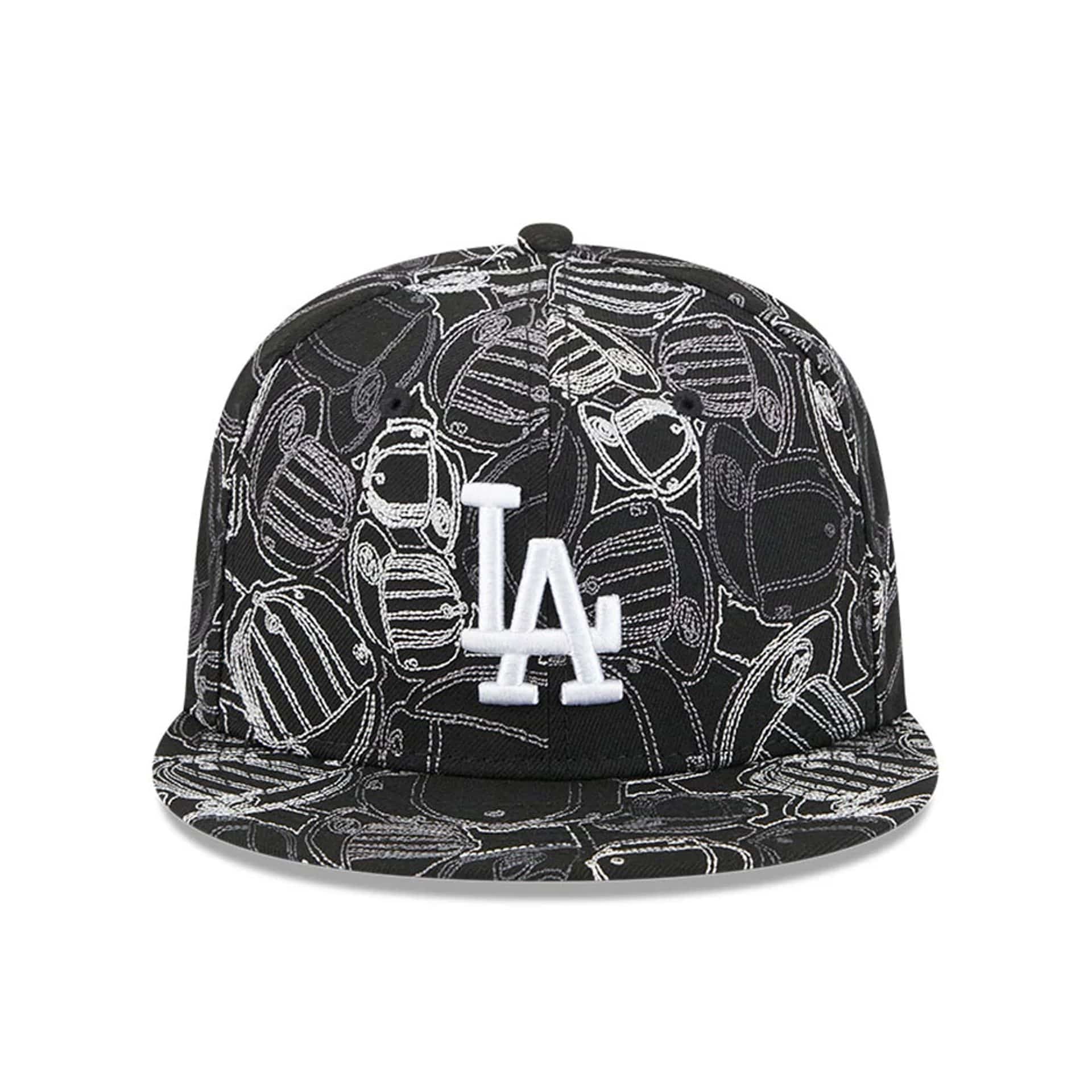 MLB Cap Scramble LA Dodgers Black 59FIFTY Fitted Cap | NEC EU