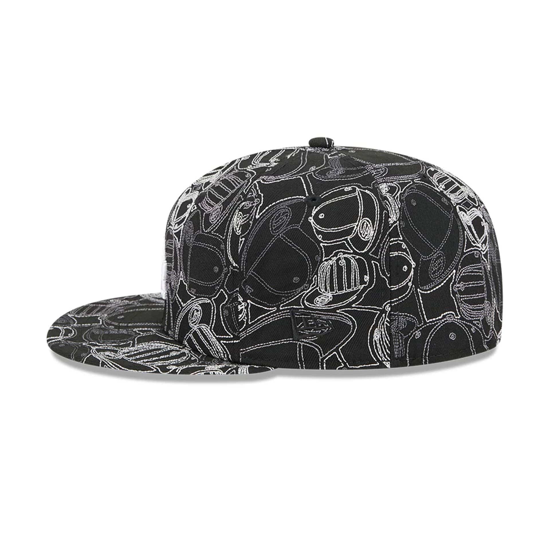 MLB Cap Scramble LA Dodgers Black 59FIFTY Fitted Cap | NEC EU