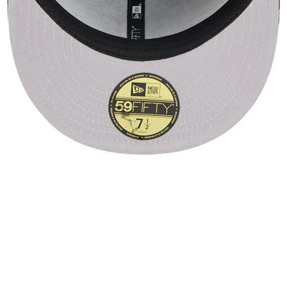 Pictured is this NHL Cap Scramble Anaheim Ducks 59FIFTY Fitted cap in black. 2