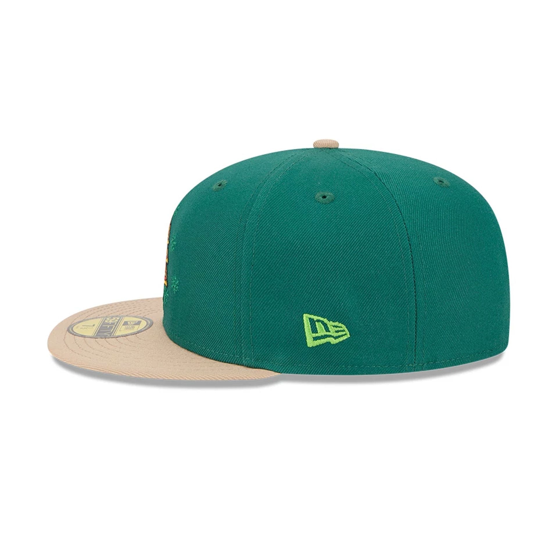 Pictured is this Pizza Tree Teenage Mutant Ninja Turtles 59FIFTY Fitted cap in green. 7
