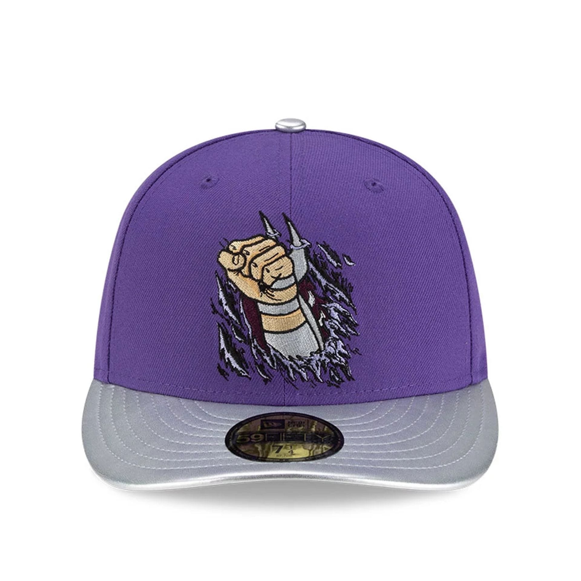 Pictured is this Shredder Teenage Mutant Ninja Turtles 59FIFTY Fitted cap in purple. 4