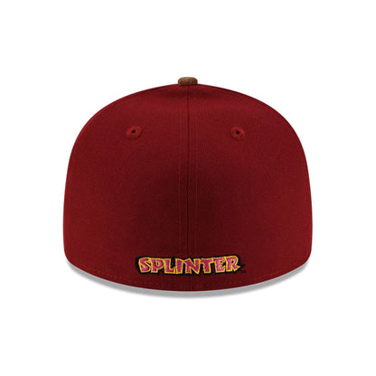 Pictured is this Splinter Teenage Mutant Ninja Turtles 59FIFTY Fitted cap in dark red. 5