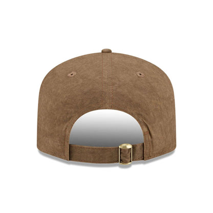 Pictured is this MLB Utility Linen New York Mets 19TWENTY cap in open brown. 6