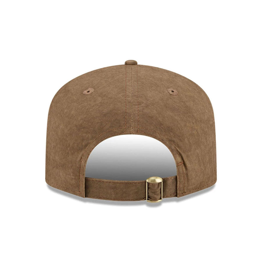 Pictured is this MLB Utility Linen New York Mets 19TWENTY cap in open brown. 6