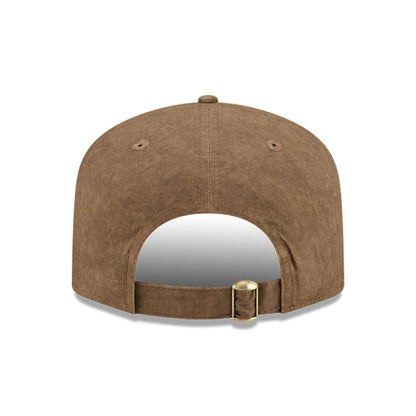 Pictured is this MLB Utility Linen New York Mets 19TWENTY cap in open brown. 6