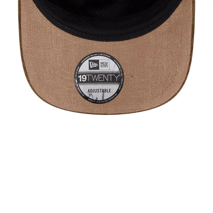 Pictured is this MLB Utility Linen New York Mets 19TWENTY cap in open brown. 7