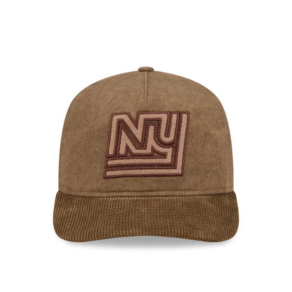Pictured is this NFL Utility Linen New York Giants 19TWENTY cap in open brown. 2