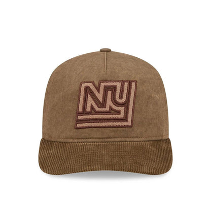 Pictured is this NFL Utility Linen New York Giants 19TWENTY cap in open brown. 2