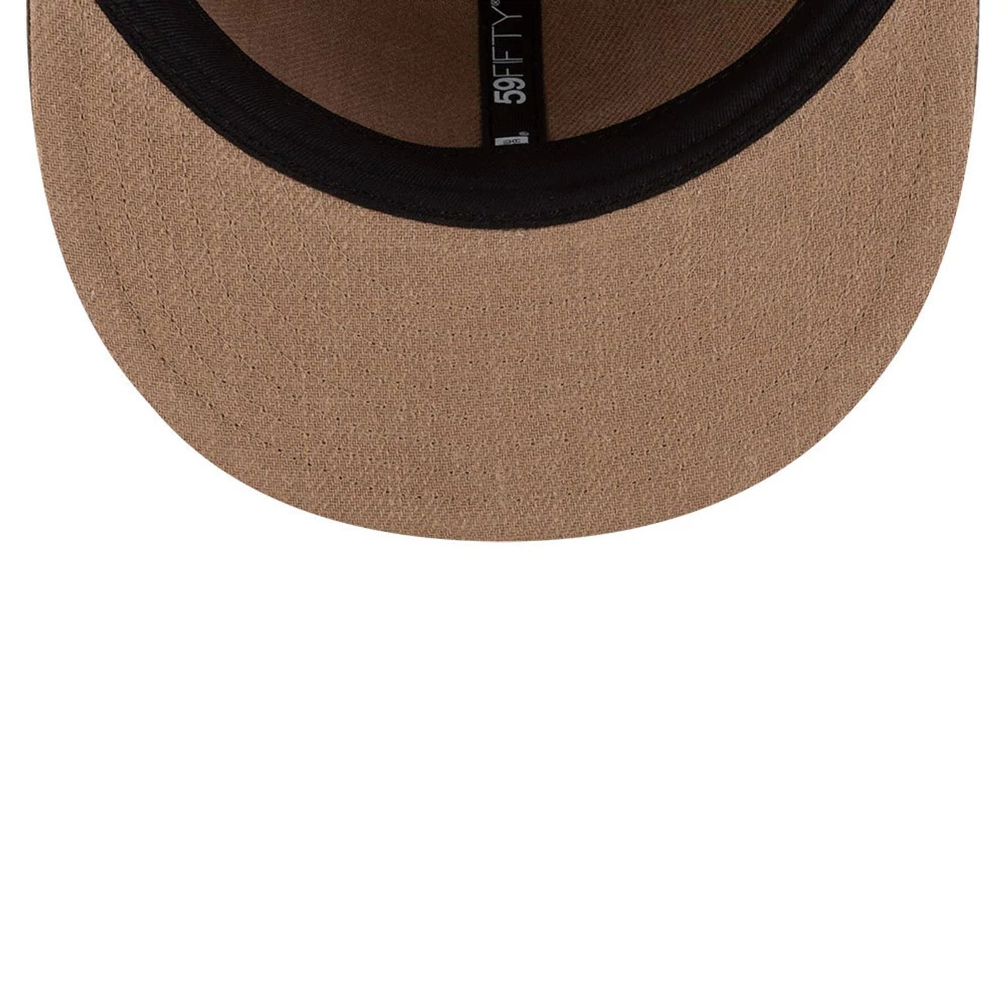 Pictured is this MLB Utility Linen San Francisco Giants Retro Crown 59FIFTY Fitted cap in open brown. 2