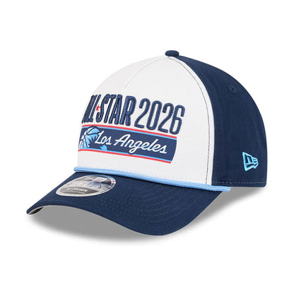 Pictured is this NBA All Star Game 2026 Logo 9FORTY M-Crown A-Frame cap in white. 4