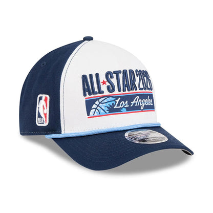 Pictured is this NBA All Star Game 2026 Logo 9FORTY M-Crown A-Frame cap in white. 1