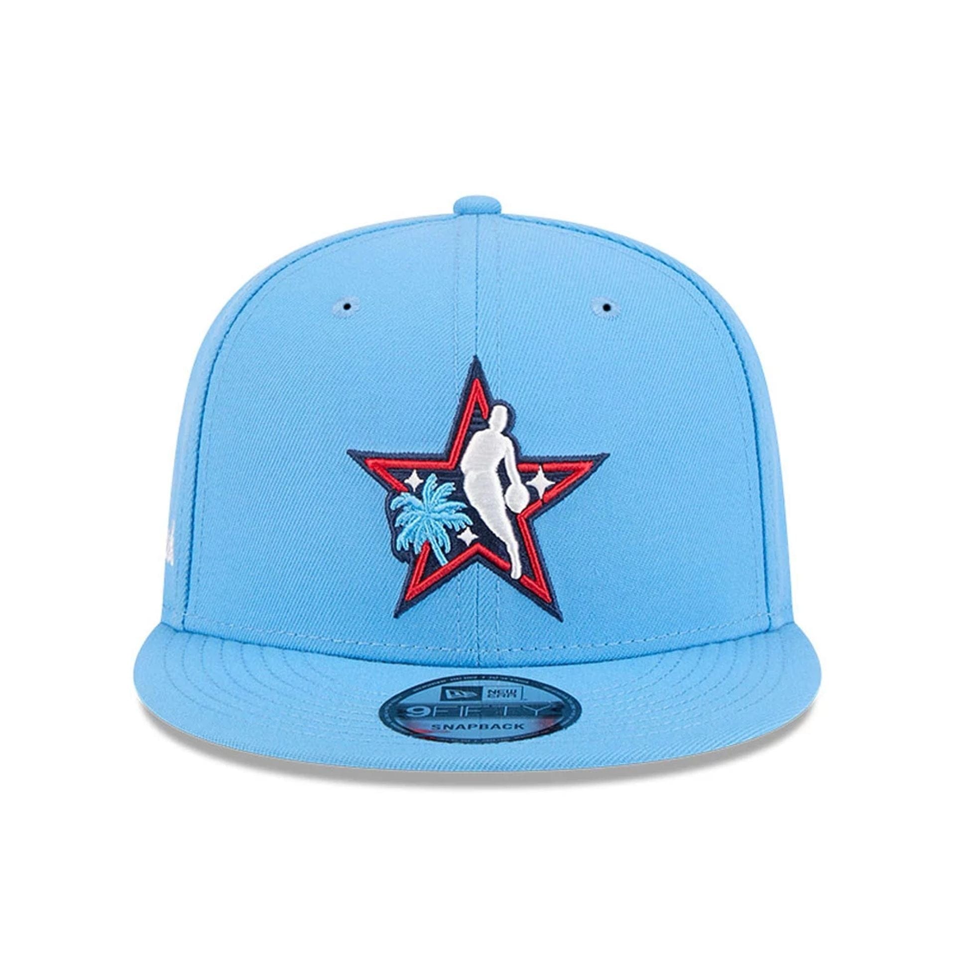 Pictured is this NBA All Star Game 2026 Logo 9FIFTY Snapback cap in blue. 3