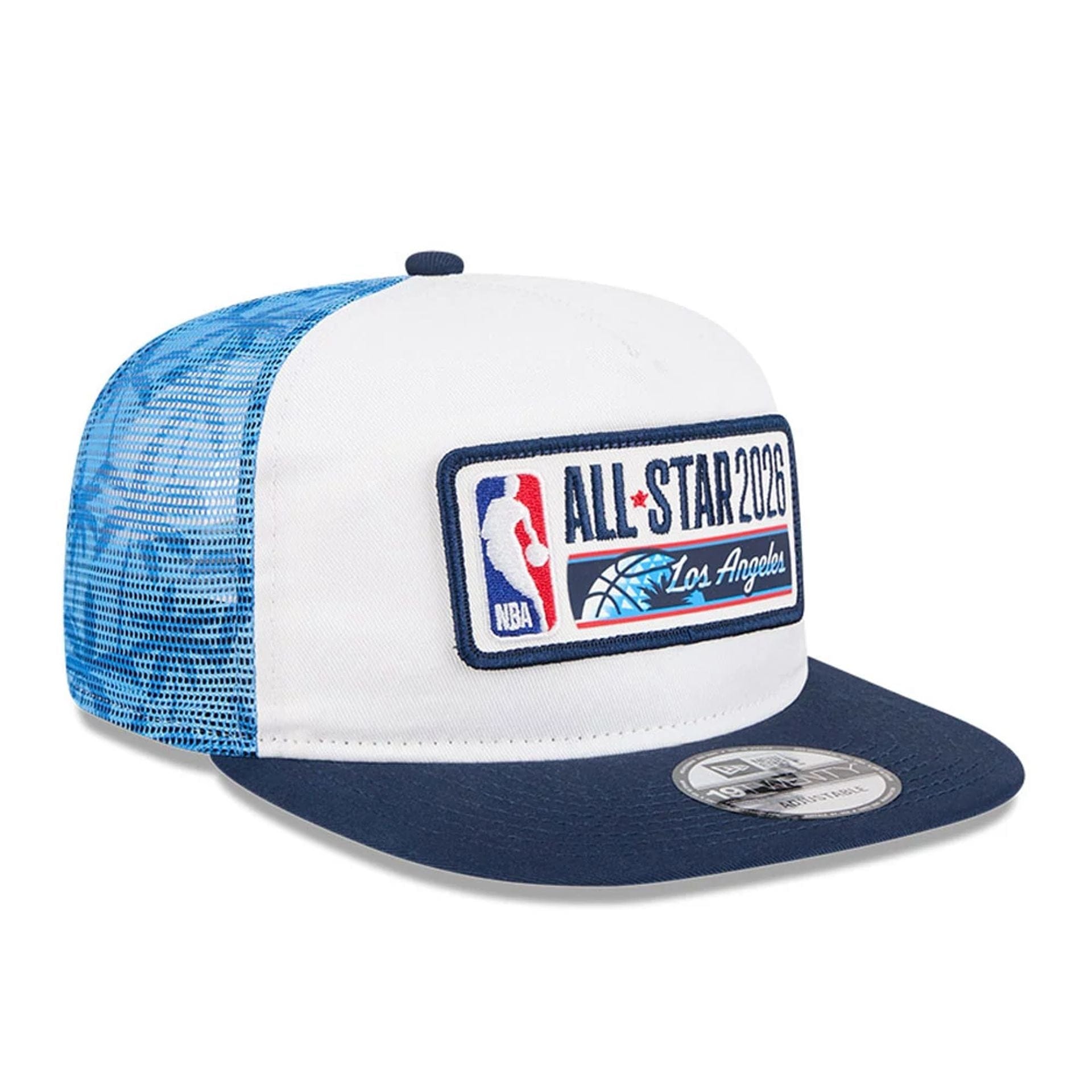 Pictured is this NBA All Star Game 2026 Logo 19TWENTY cap in white. 4