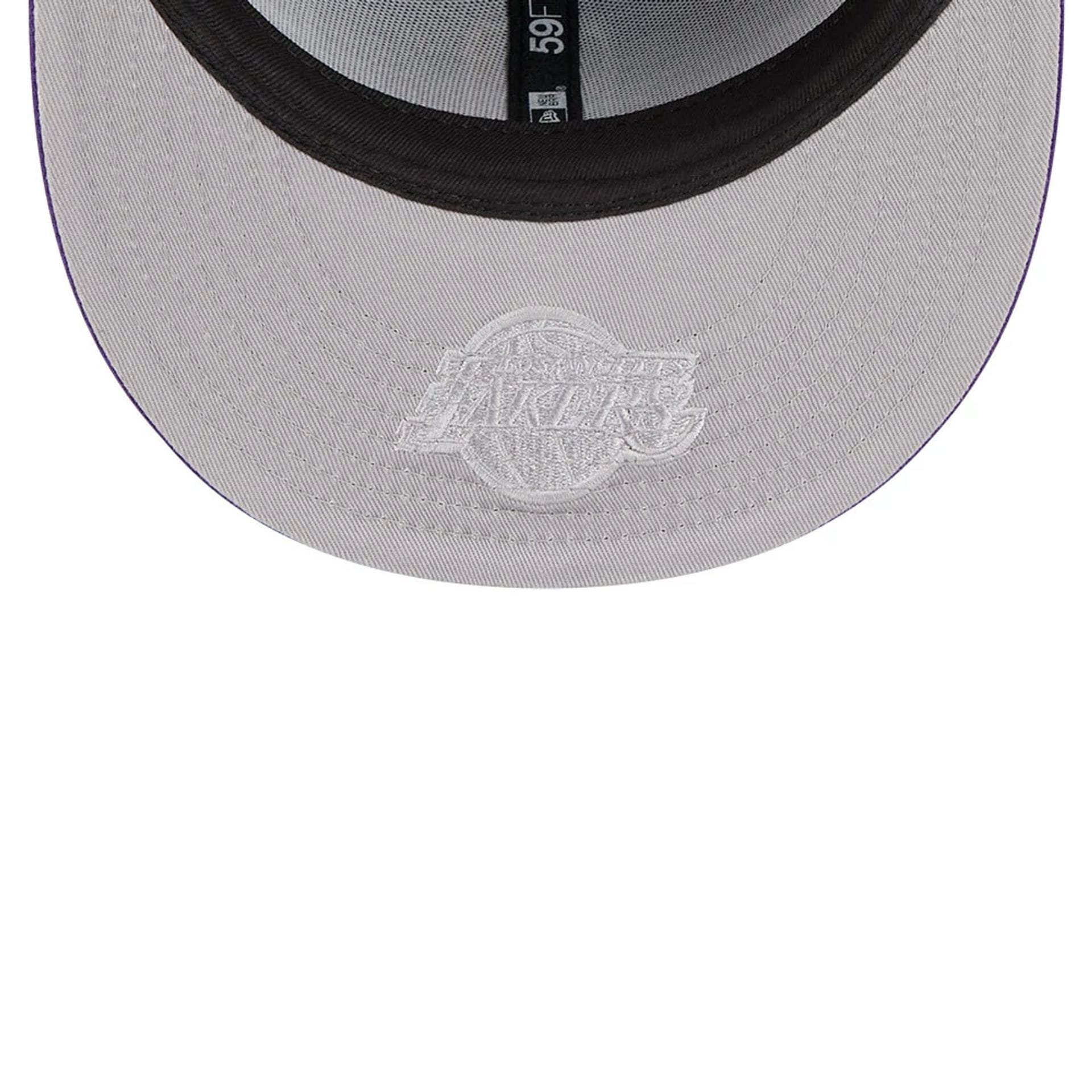 Pictured is this NBA All Star Game 2026 LA Lakers 59FIFTY Fitted cap in purple. 2