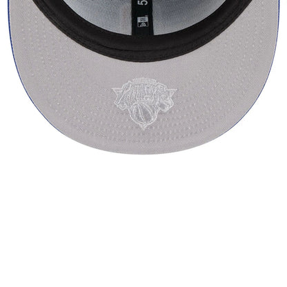 Pictured is this NBA All Star Game 2026 New York Knicks 59FIFTY Fitted cap in blue. 2