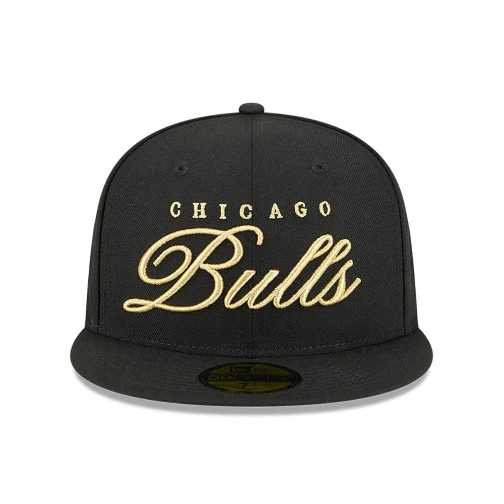 Pictured is this NBA All Star Game 2026 Chicago Bulls 59FIFTY Fitted cap in black. 3
