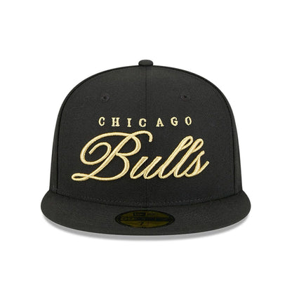 Pictured is this NBA All Star Game 2026 Chicago Bulls 59FIFTY Fitted cap in black. 3