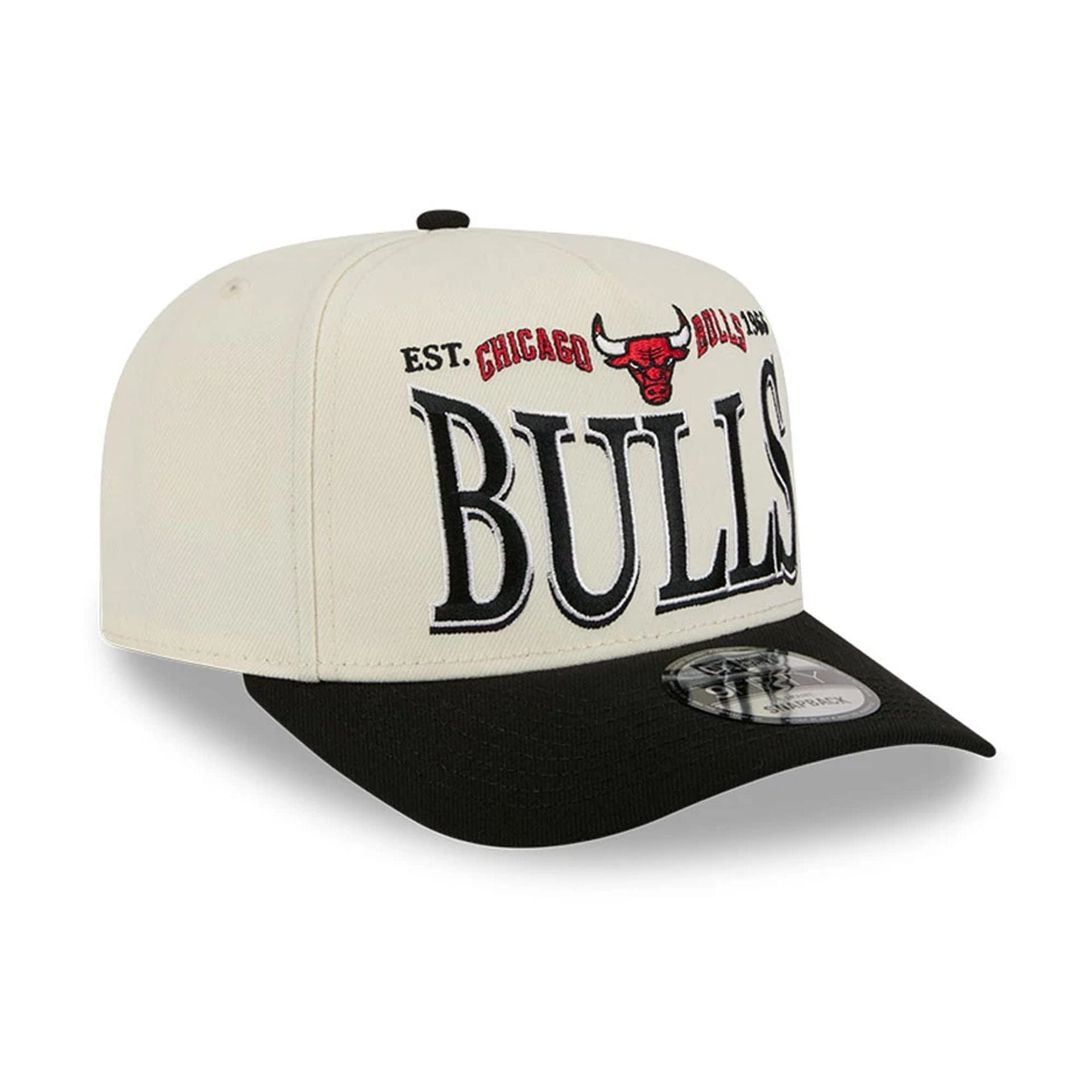 Pictured is this NBA All Star Game 2026 Chicago Bulls 9FIFTY A-Frame Snapback cap in White. 4