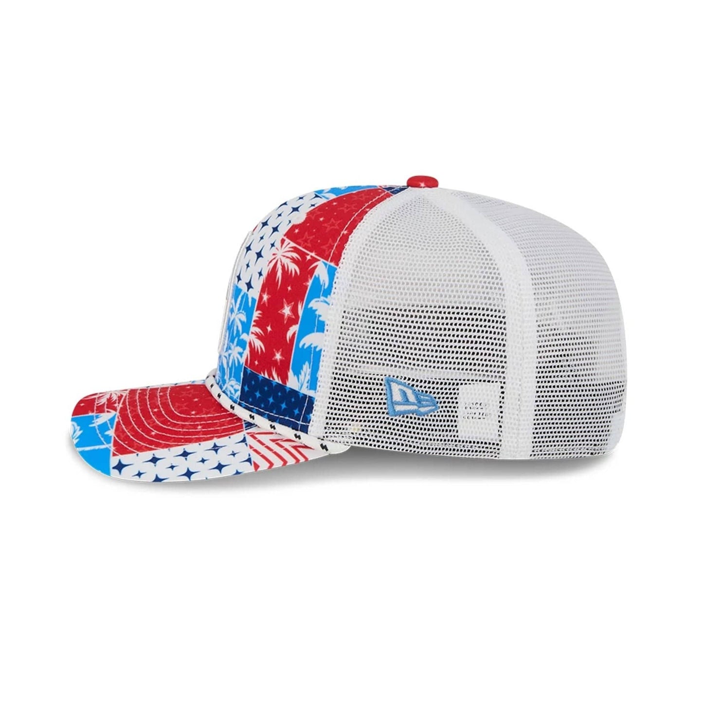 Pictured is this NBA All Star Game 2026 9SEVENTY Stretch Snap cap in White. 5