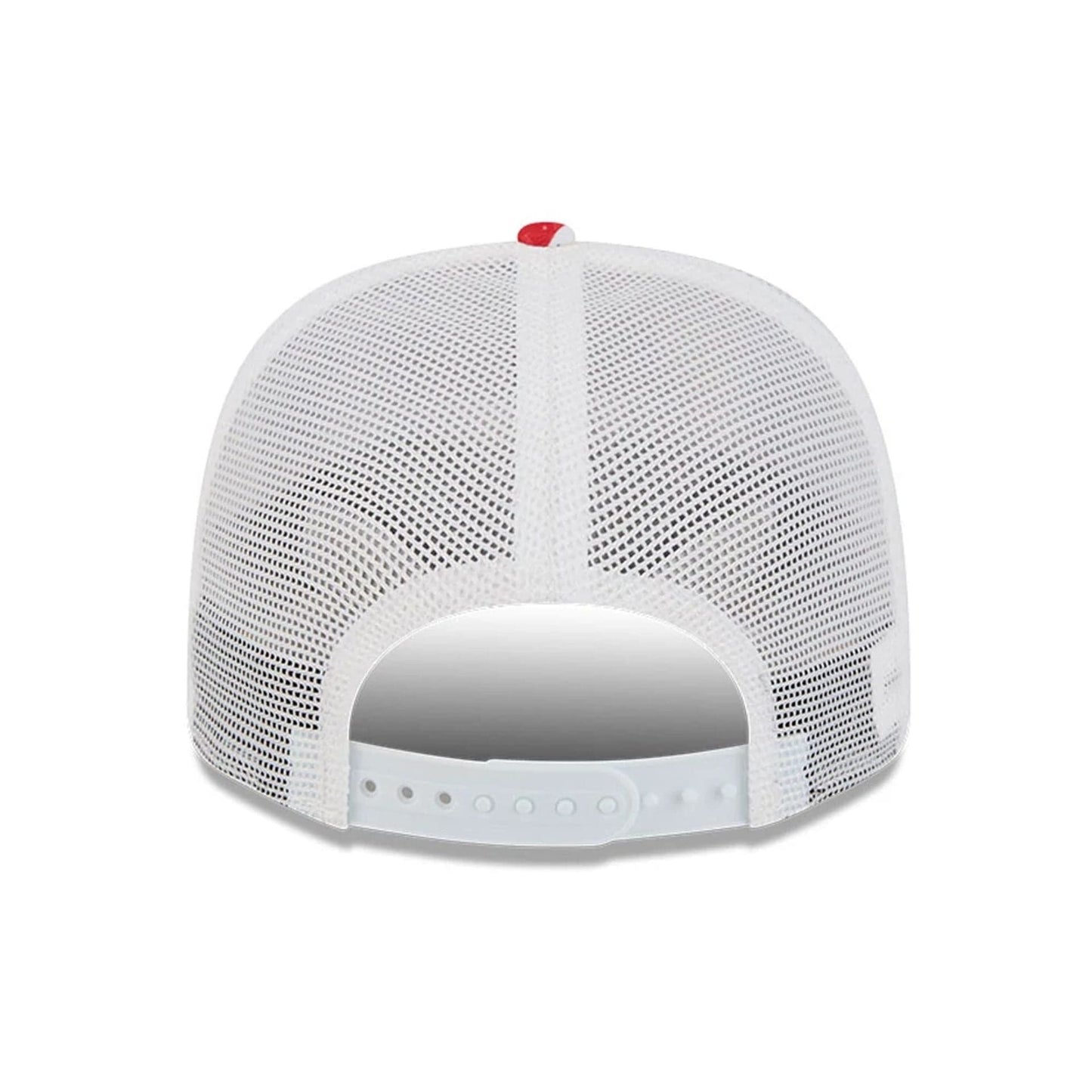Pictured is this NBA All Star Game 2026 9SEVENTY Stretch Snap cap in White. 7