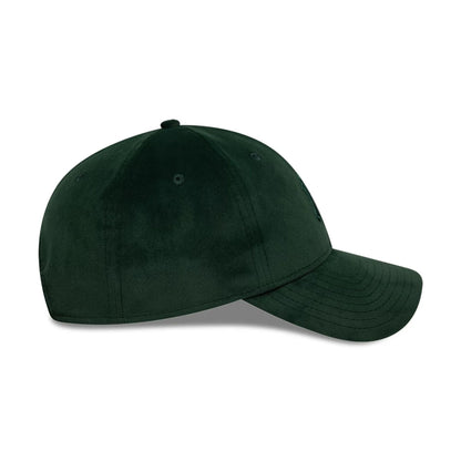 This is a New York Yankees MLB Velour Dark Green 9TWENTY Bow Back Adjustable Cap 6