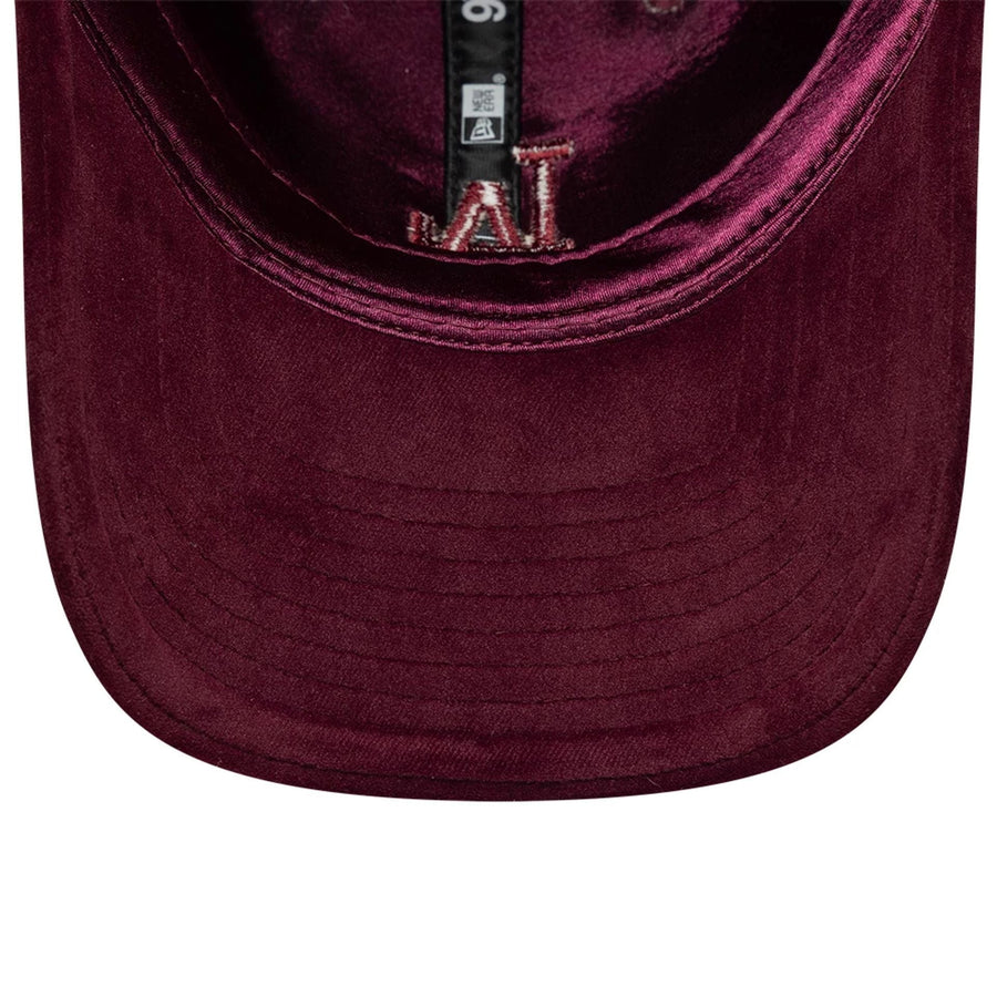 This is a LA Dodgers MLB Velour Dark Purple 9TWENTY Bow Back Adjustable Cap 7