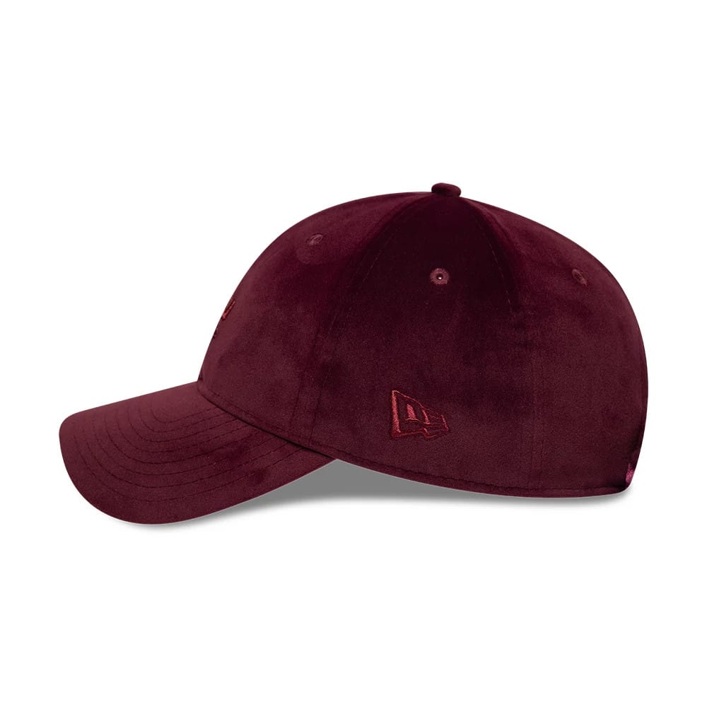 This is a LA Dodgers MLB Velour Dark Purple 9TWENTY Bow Back Adjustable Cap 5