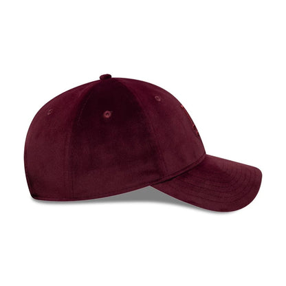 This is a LA Dodgers MLB Velour Dark Purple 9TWENTY Bow Back Adjustable Cap 6