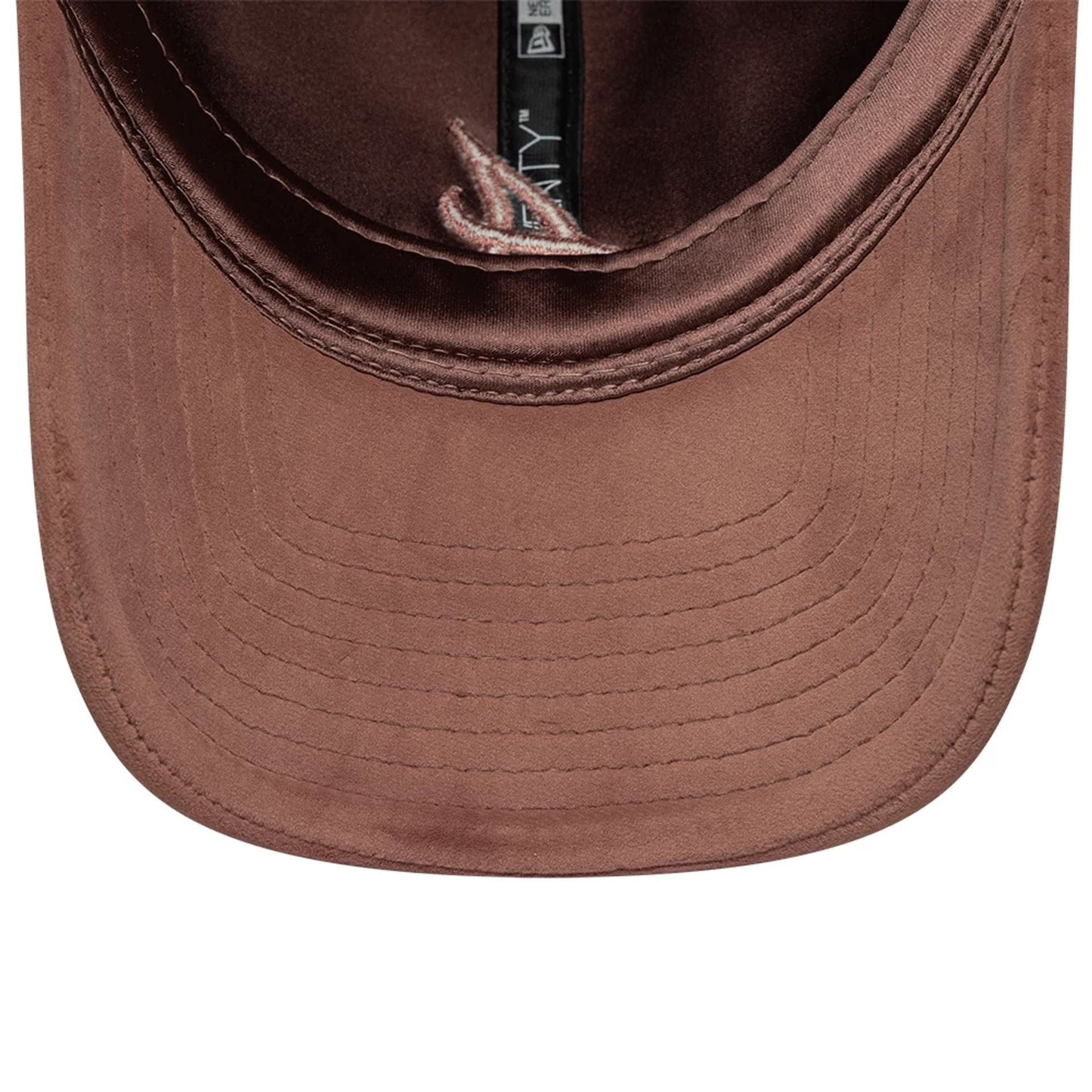 This is a Atlanta Braves MLB Velour Pastel Pink 9TWENTY Bow Back Adjustable Cap 7