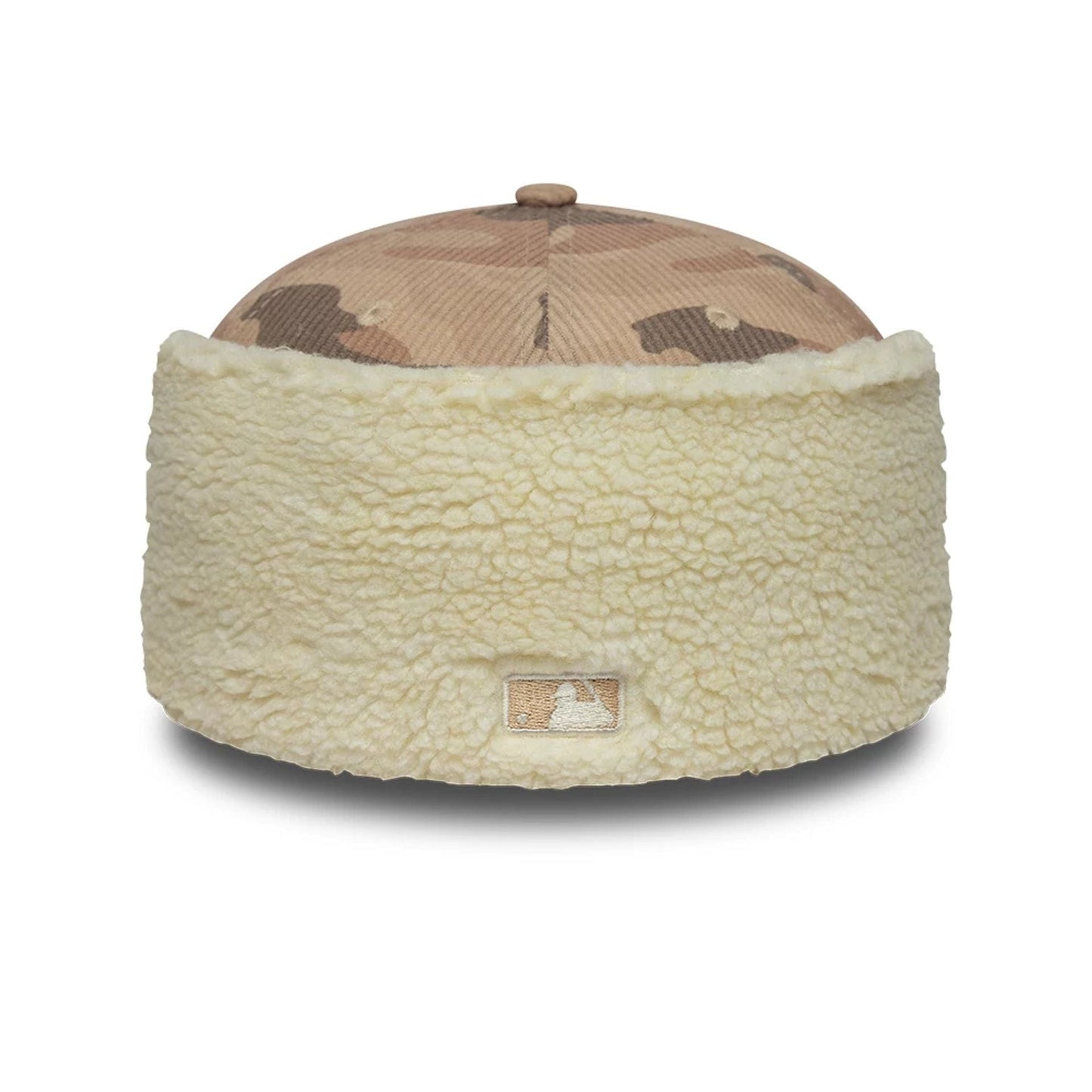 Pictured is this MLB Cord LA Dodgers Downflap 59FIFTY Fitted cap in light beige. 8