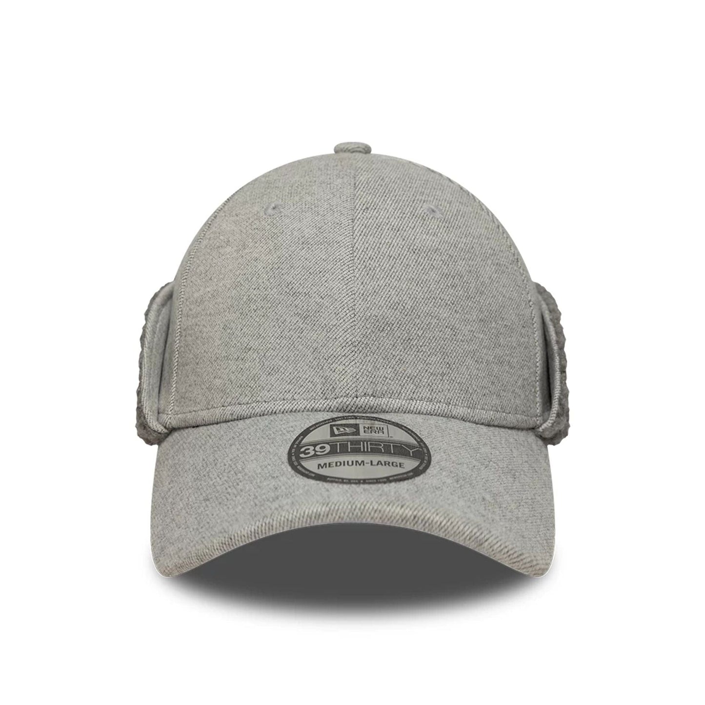 Pictured in this New Era Grey 39THIRTY Downflap Stretch Fit Cap 3