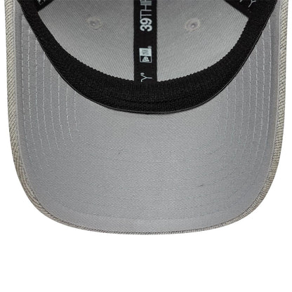 Pictured in this New Era Grey 39THIRTY Downflap Stretch Fit Cap 7