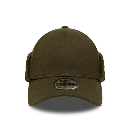 Pictured in this New Era Green 39THIRTY Downflap Stretch Fit Cap 3