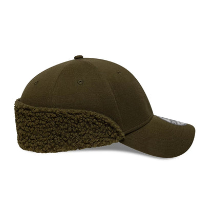 Pictured in this New Era Green 39THIRTY Downflap Stretch Fit Cap 6