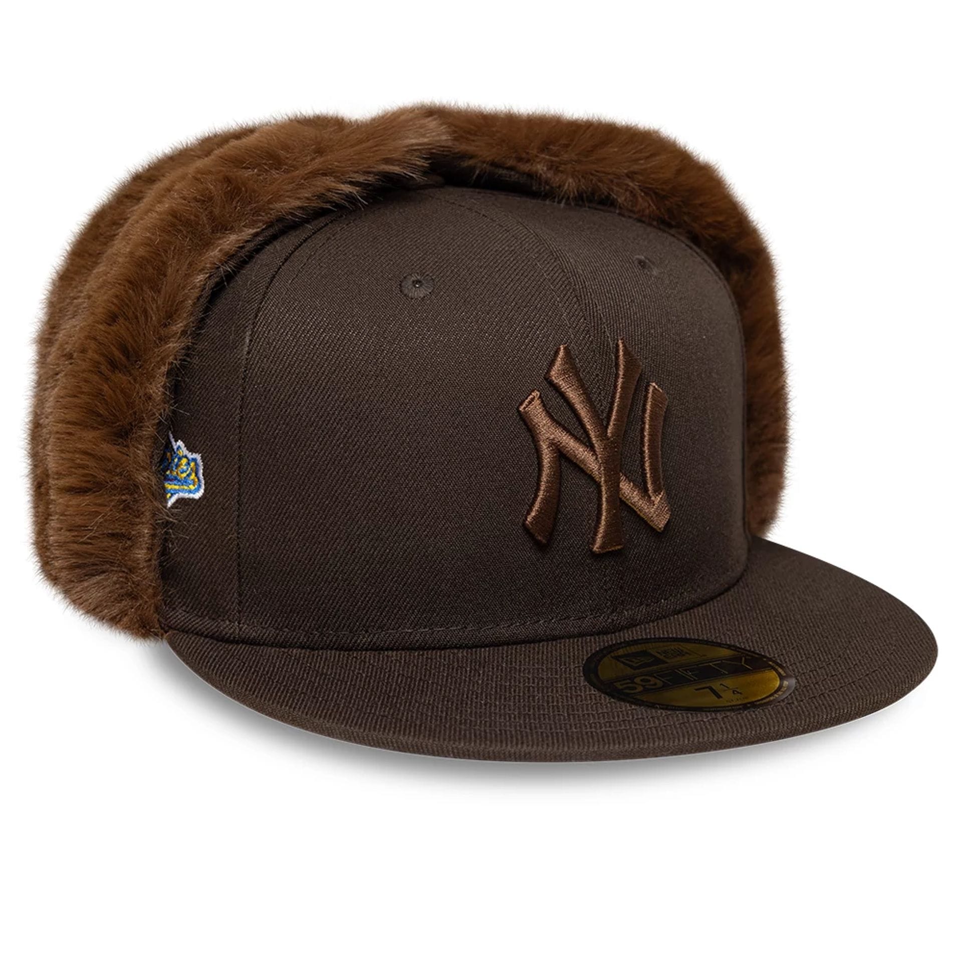 MLB New York Yankees Dark Brown Dogear 59FIFTY Fitted Cap | NEC EU